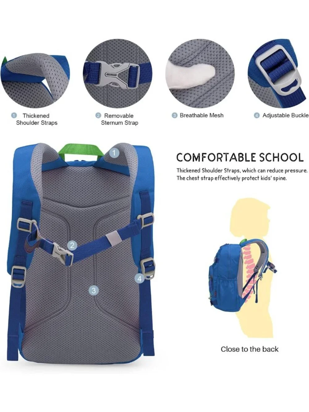 Lightweight Kids Backpack for Boys & Girls - Perfect for School, Daypack